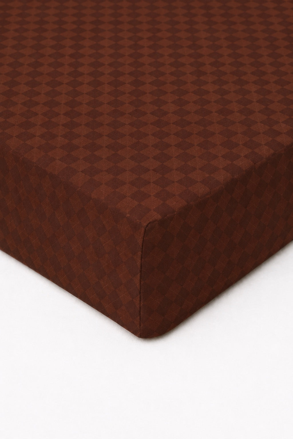 Brown Diamond Crib Sheet