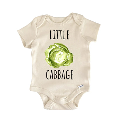 Cabbage Plant Vegetable Vegan Farm Infant Gift Baby Bodysuit