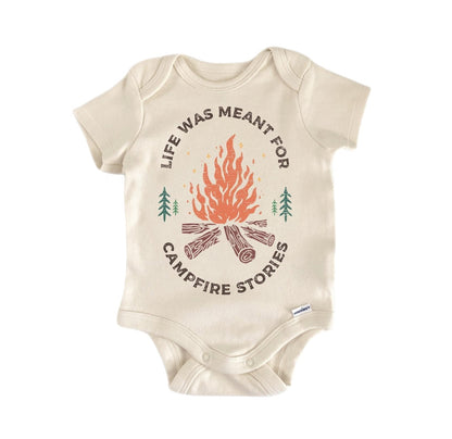 Campfire Camping Camp Newborn Baby Onesie® Onesie®