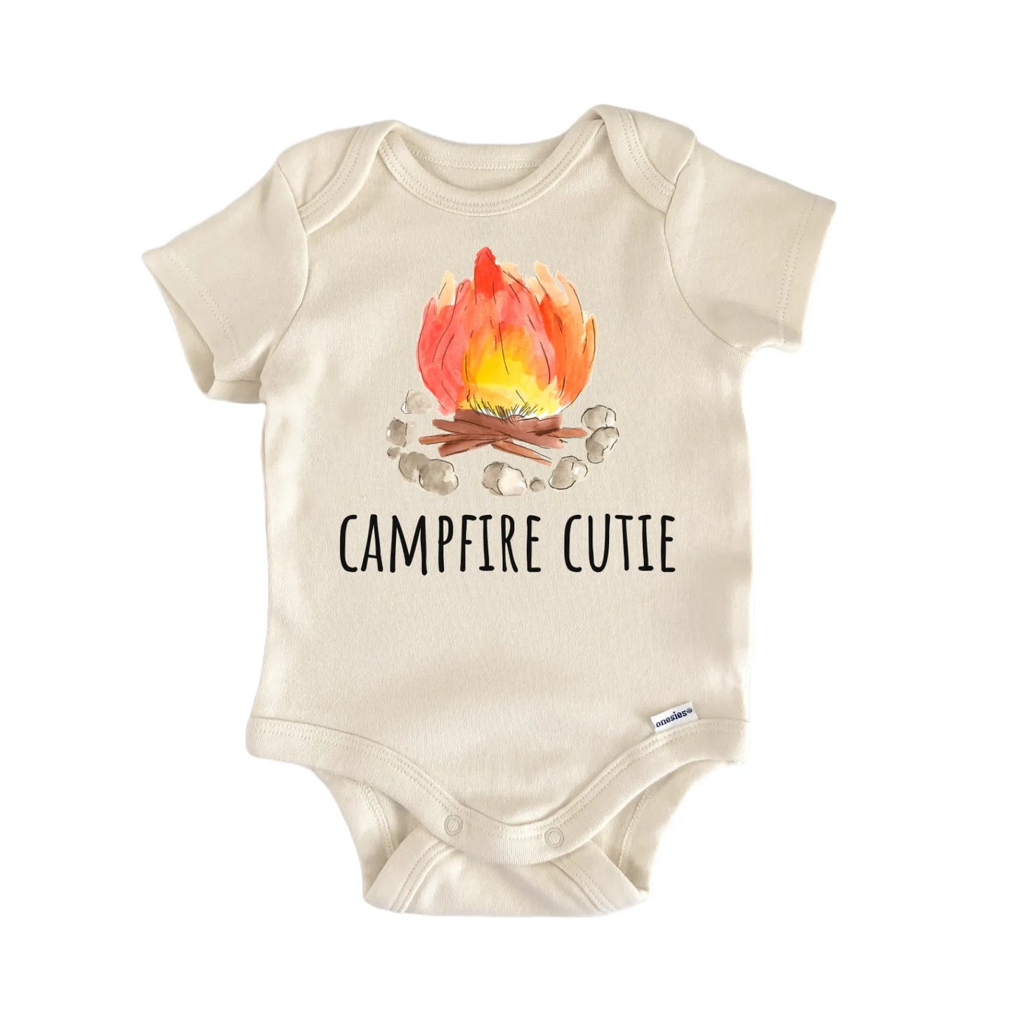 Campfire Cutie Camping Glamping Newborn Gift Baby Bodysuit