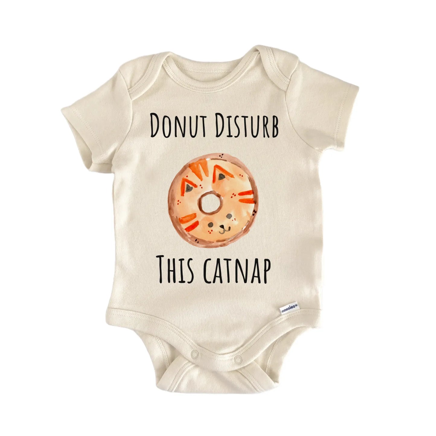 Catnap Cat Donut Bakery Animal Infant Gift Baby Bodysuit