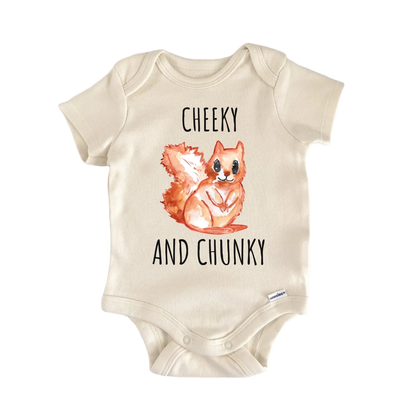 Cheeky Chunky Squirrel Baby Gift Baby Bodysuit