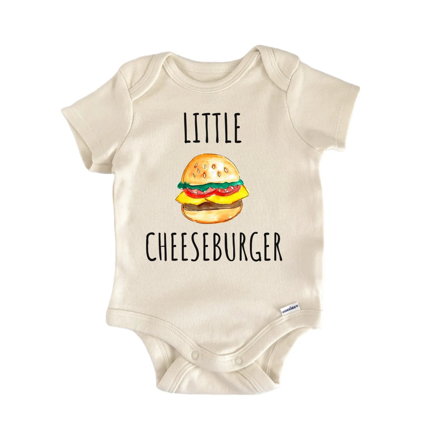 Cheeseburger Burger BBQ Meat Baby Gift Baby Bodysuit