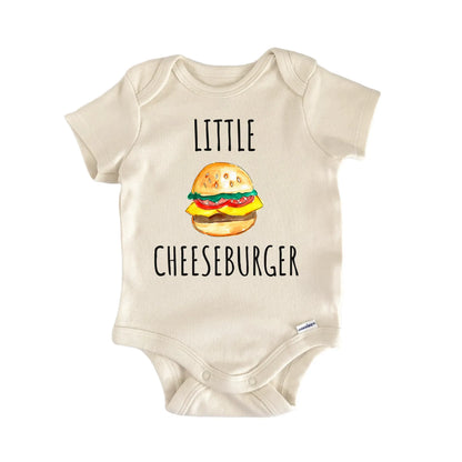 Cheeseburger Burger BBQ Meat Baby Gift Baby Bodysuit