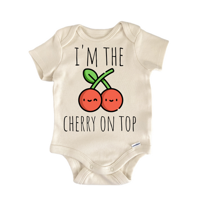 Cherry Fruit Last Newborn Baby Onesie® Onesie®