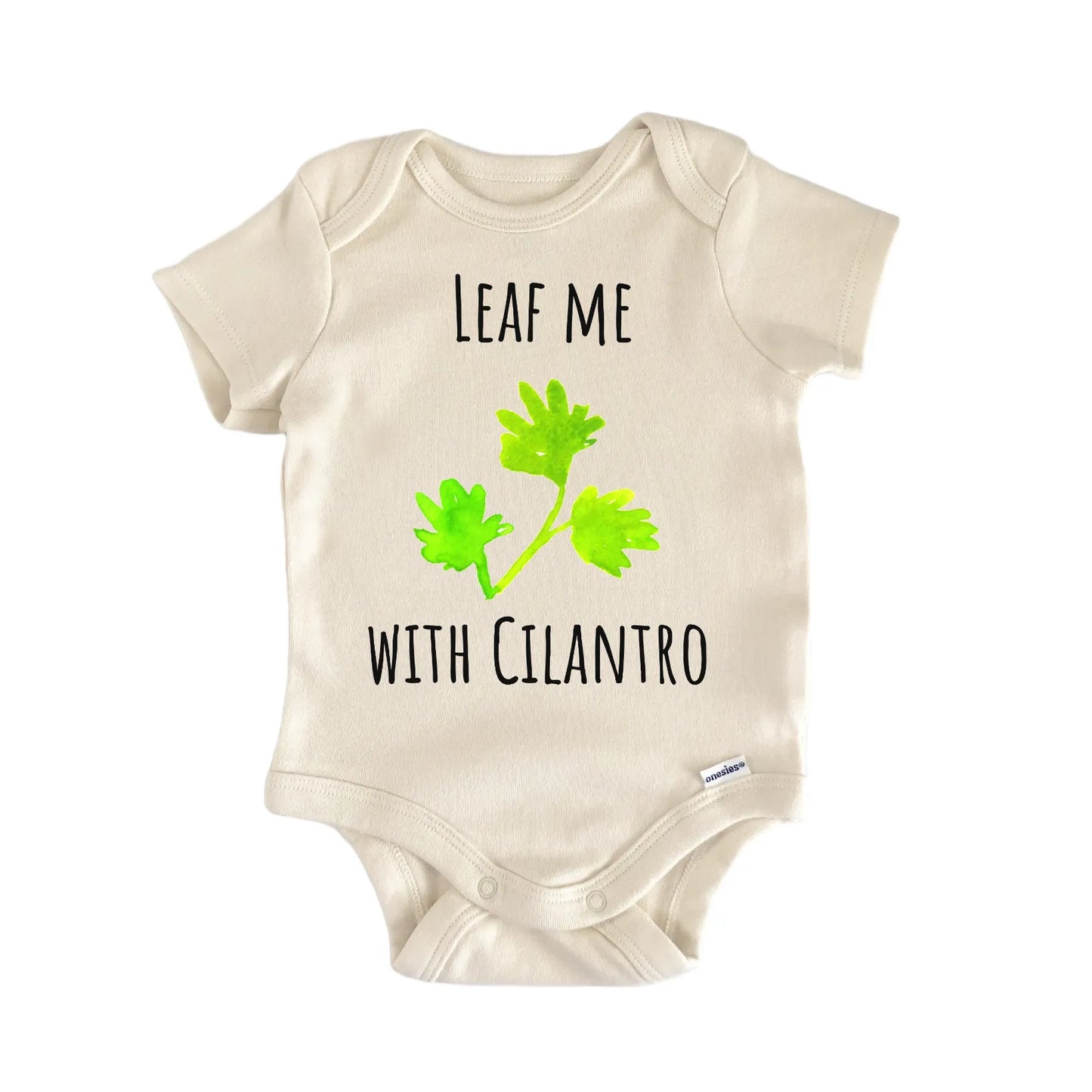 Cilantro Herb Spice Mexican Food Cooking Baby Gift Baby Bodysuit