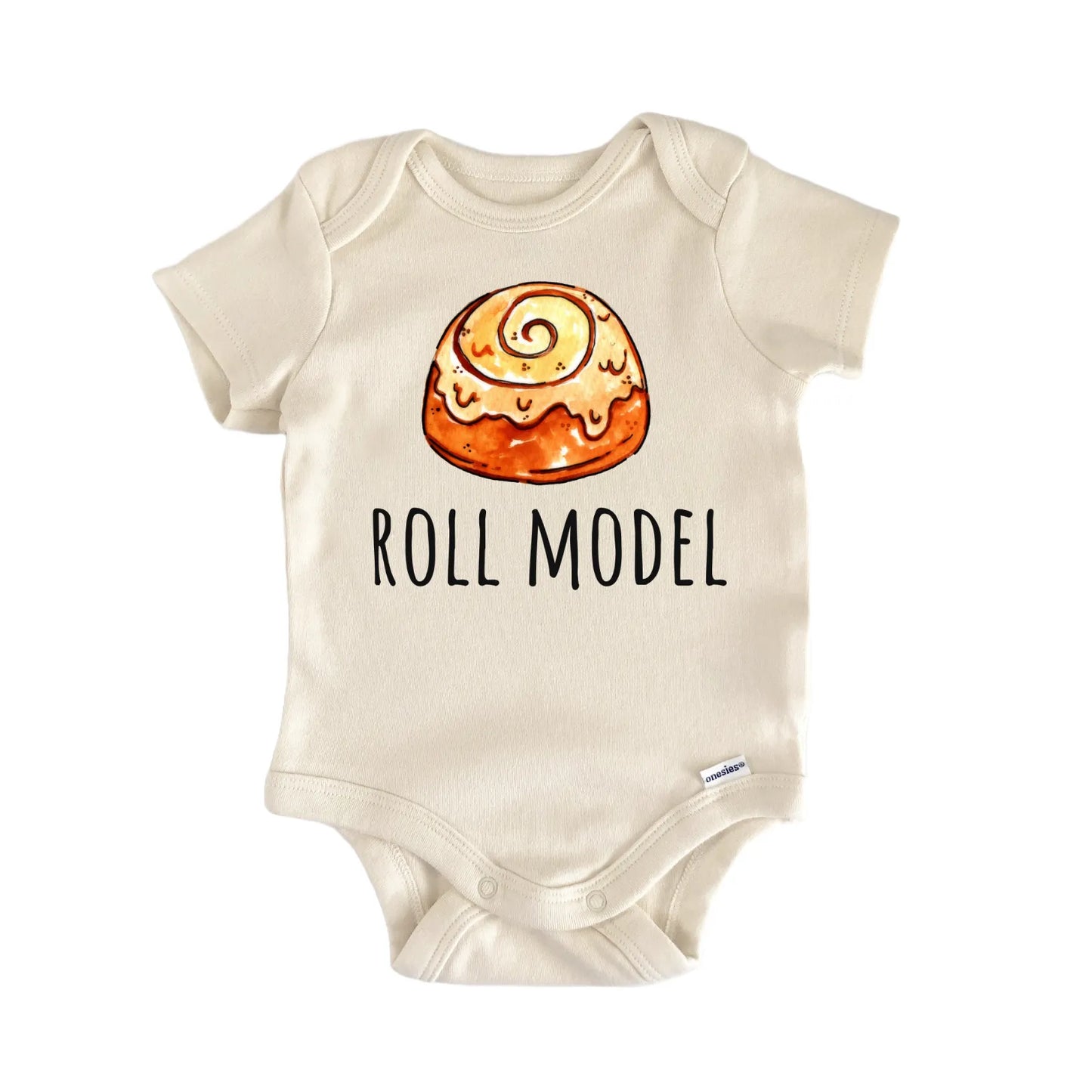 Cinnamon Roll Bakery Foodie Baby Gift Baby Bodysuit