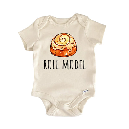 Cinnamon Roll Bakery Foodie Baby Gift Baby Bodysuit