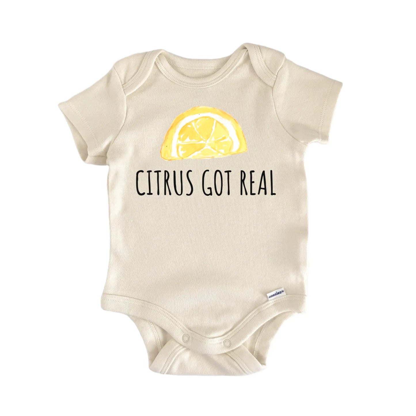 Citrus Lemon Fruit Foodie Baby Gift Baby Bodysuit