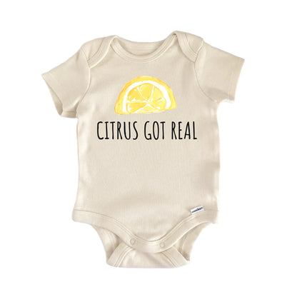 Citrus Lemon Fruit Foodie Baby Gift Baby Bodysuit