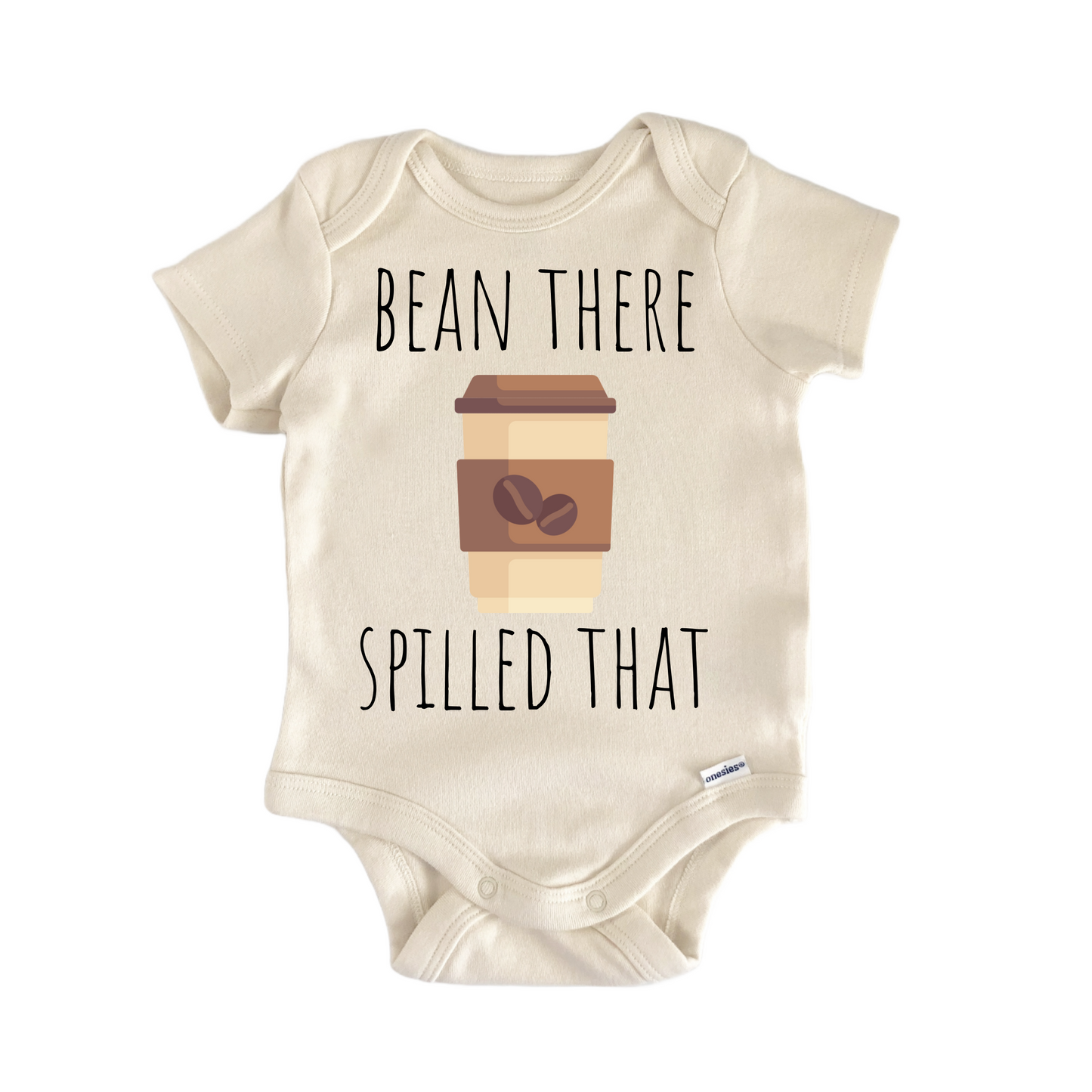 Coffee Bean Espresso Newborn Baby Onesie® Bodysuit