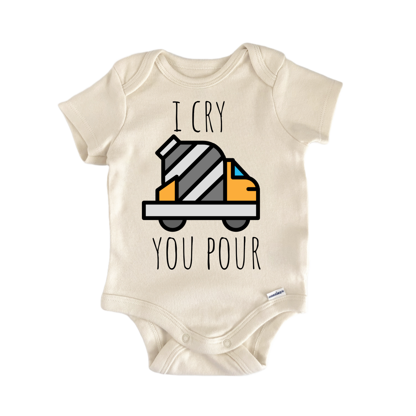 Concrete Construction Newborn Baby Onesie® Bodysuit