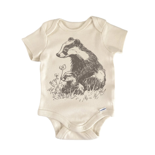 Cottagecore Honey Badger Newborn Baby Onesie® Onesie®