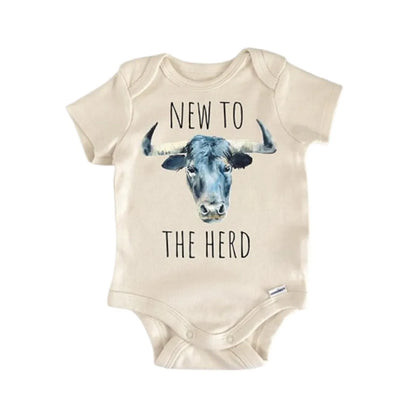 Cow Bull Farm Herd Newborn Baby Onesie® Onesie®