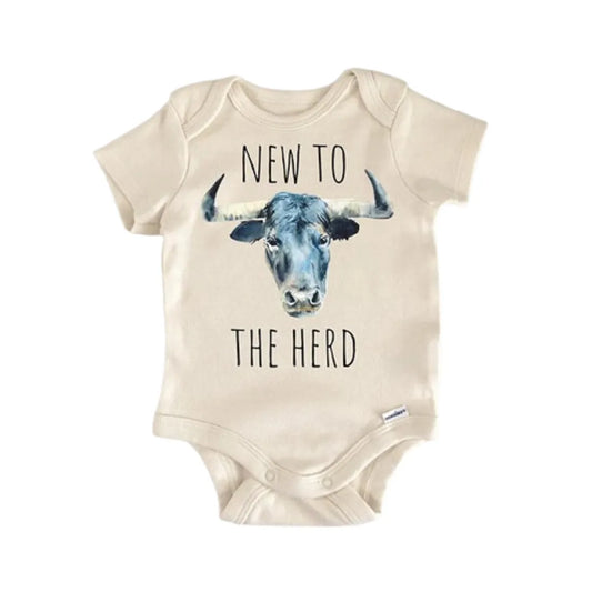Cow Bull Farm Herd Newborn Baby Onesie® Onesie®