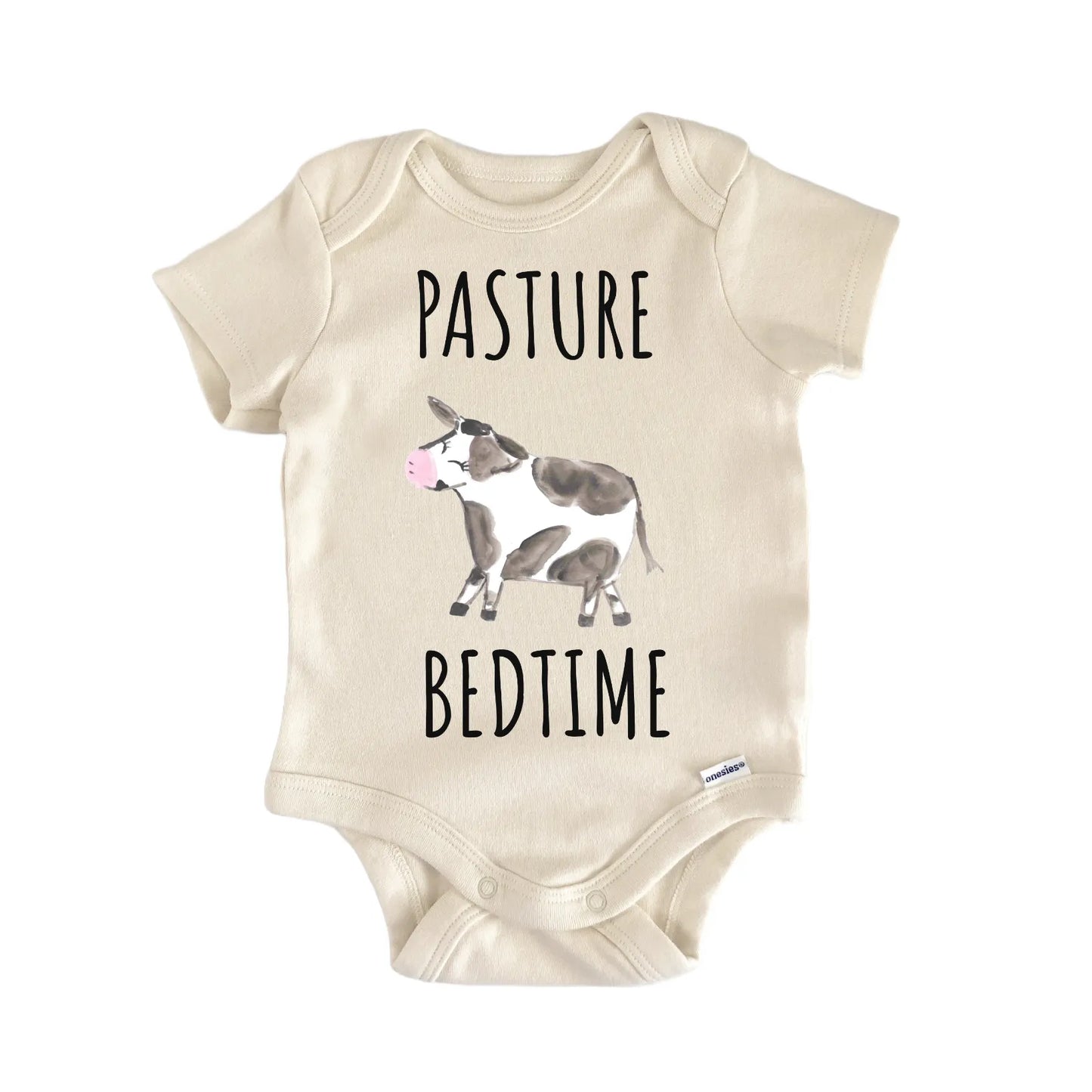 Cow Farm Animal Milk Infant Gift Baby Bodysuit