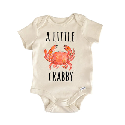 Crab Seafood Foodie Crabby Newborn Gift Baby Bodysuit