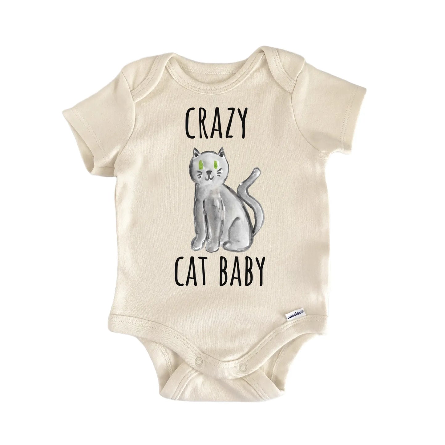 Crazy Cat Baby Pet Baby Gift Baby Bodysuit