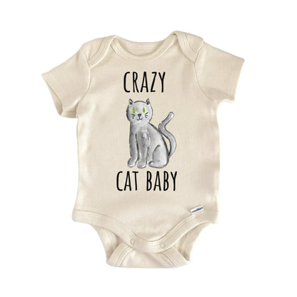 Crazy Cat Baby Pet Baby Gift Baby Bodysuit