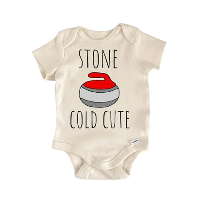 Curling Ice Sports Newborn Baby Onesie® Onesie®