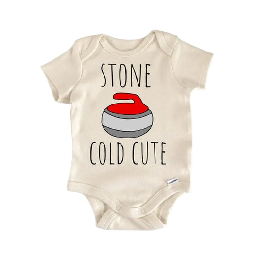 Curling Ice Sports Newborn Baby Onesie® Onesie®