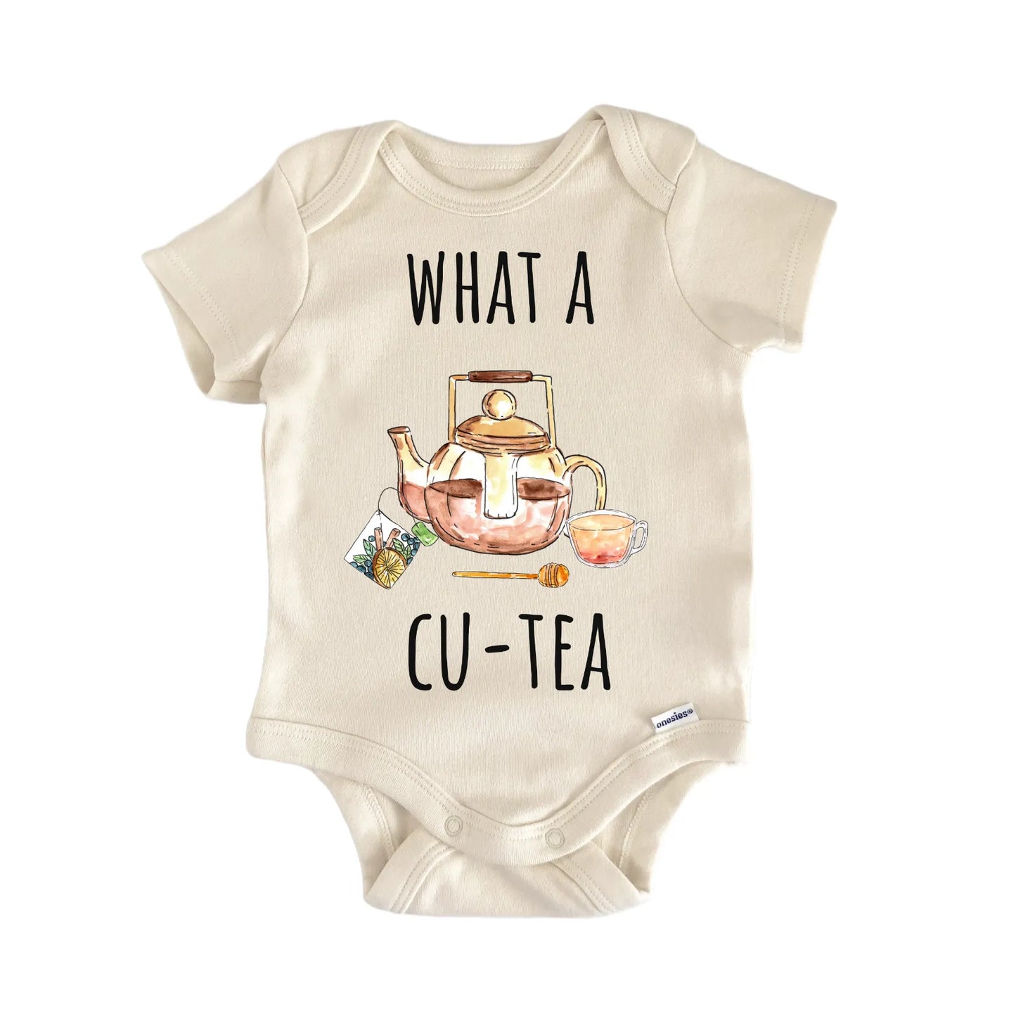 Cutie Cute Tea Honey Coffee Baby Gift Baby Bodysuit