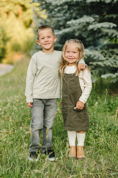 Green Corduroy Dress