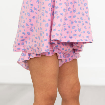 Lillian Leopard Bamboo Ruffle Bummies