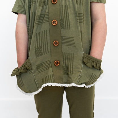 Kolton Bamboo Short Sleeve Tunic + Legging Set