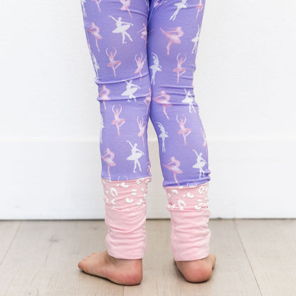 Lillian Ballerinas Bamboo Ruffle Convertible Footie