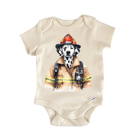 Dalmatian Fireman Newborn Baby Onesie® Onesie®