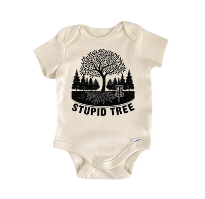 Disc Golf Tree Newborn Baby Onesie® Onesie®