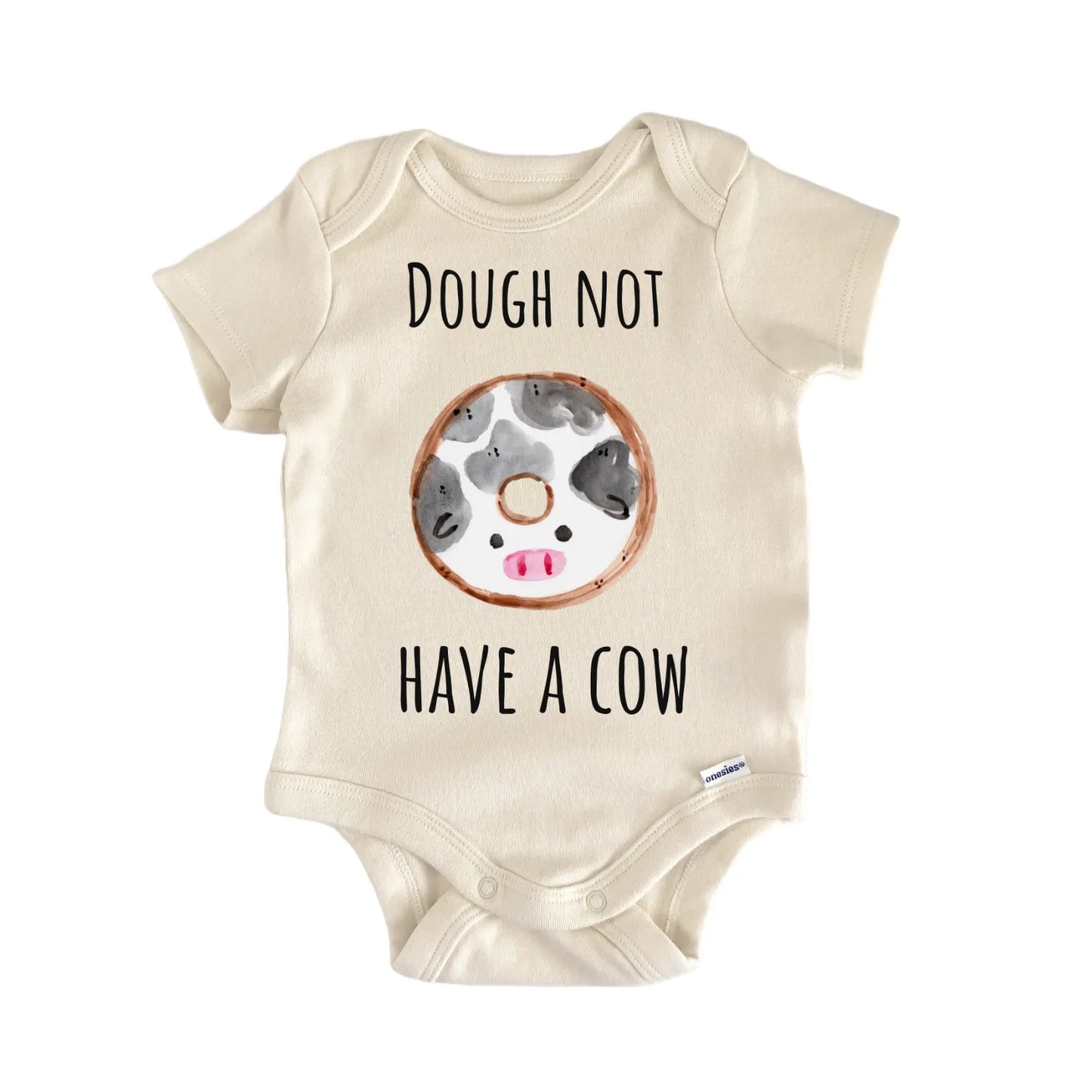 Donut Cow Farm Animal Bakery Baby Gift Baby Bodysuit