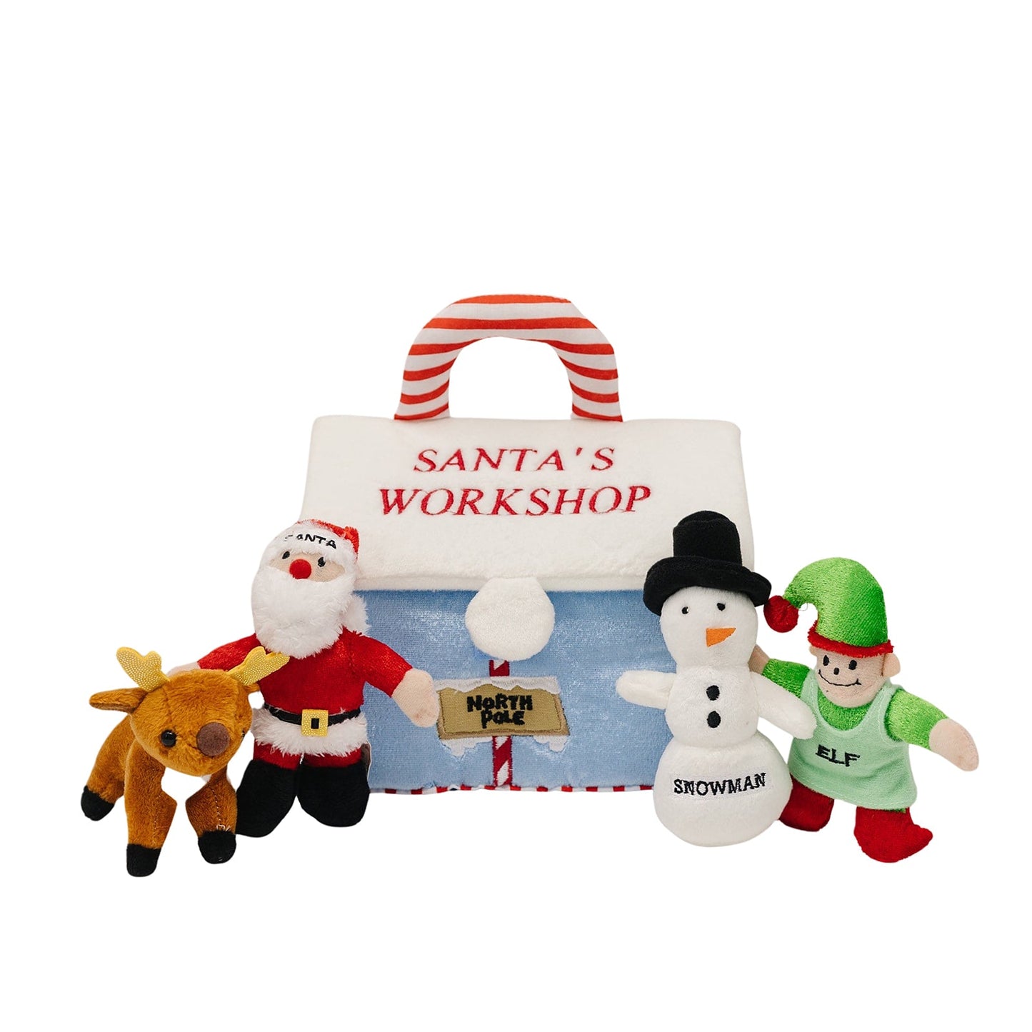 My First Christmas Santa's Workshop Playset with 4-Count Sensory Toys