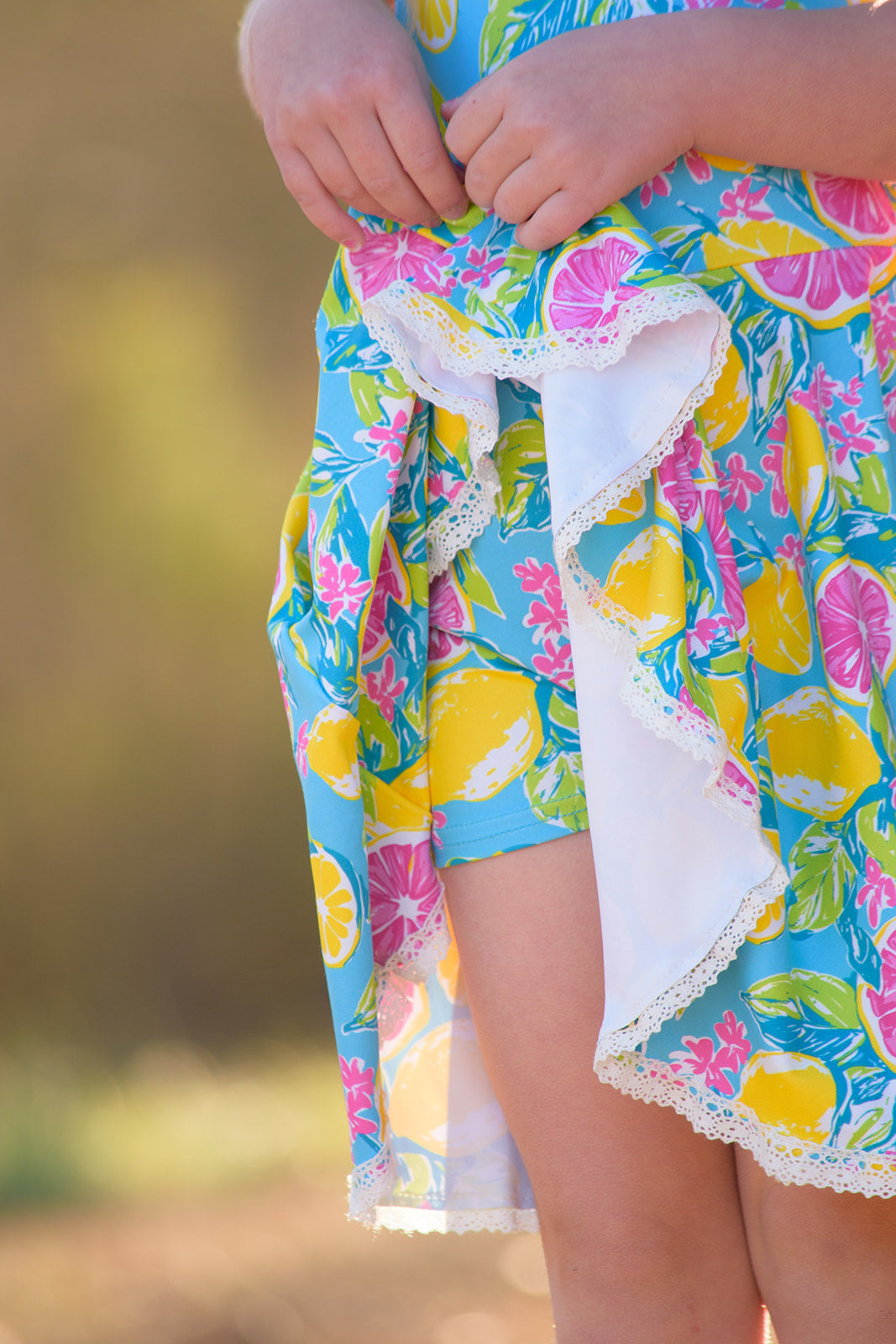 Molly Athleisure Dress - Lemon Zest