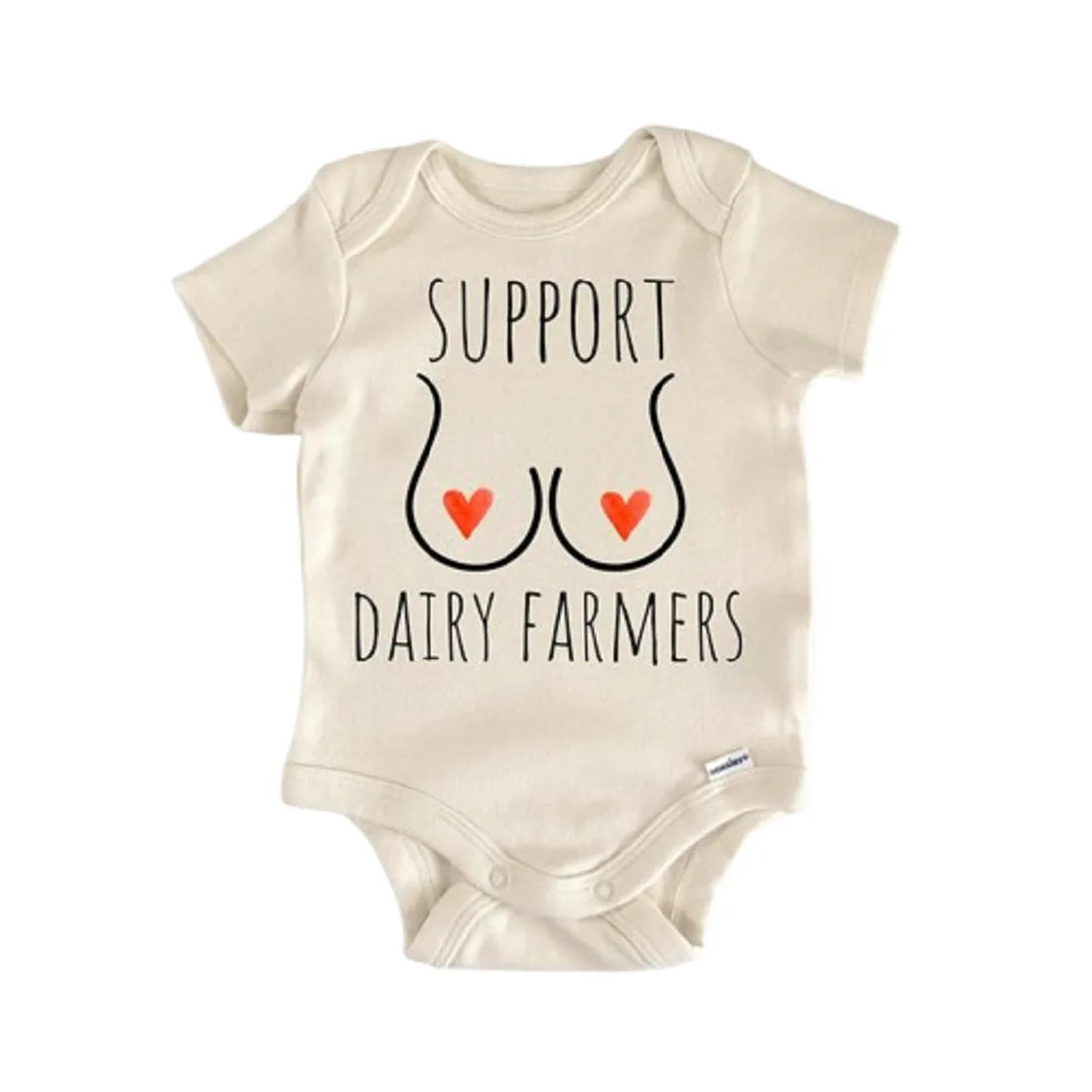 Eat Local Breastfed Milk Newborn Baby Onesie® Onesie®