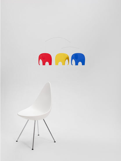 Elephant Party | Red, Blue & Yellow.