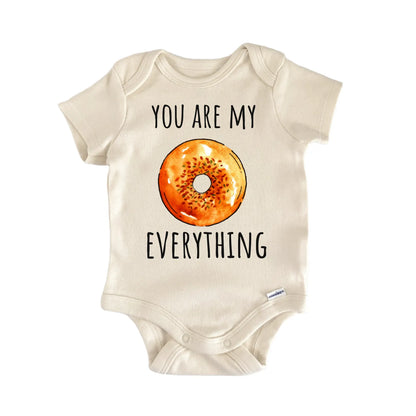 Everything Bagel Bakery Breakfast Brunch Baby Gift Baby Bodysuit
