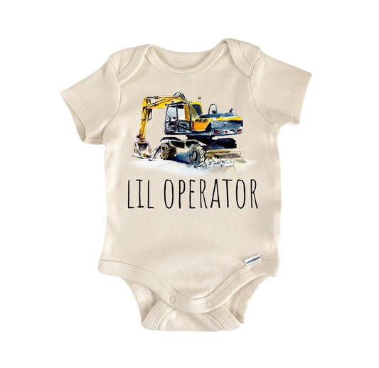 Excavator Construction Newborn Baby Onesie® Onesie®