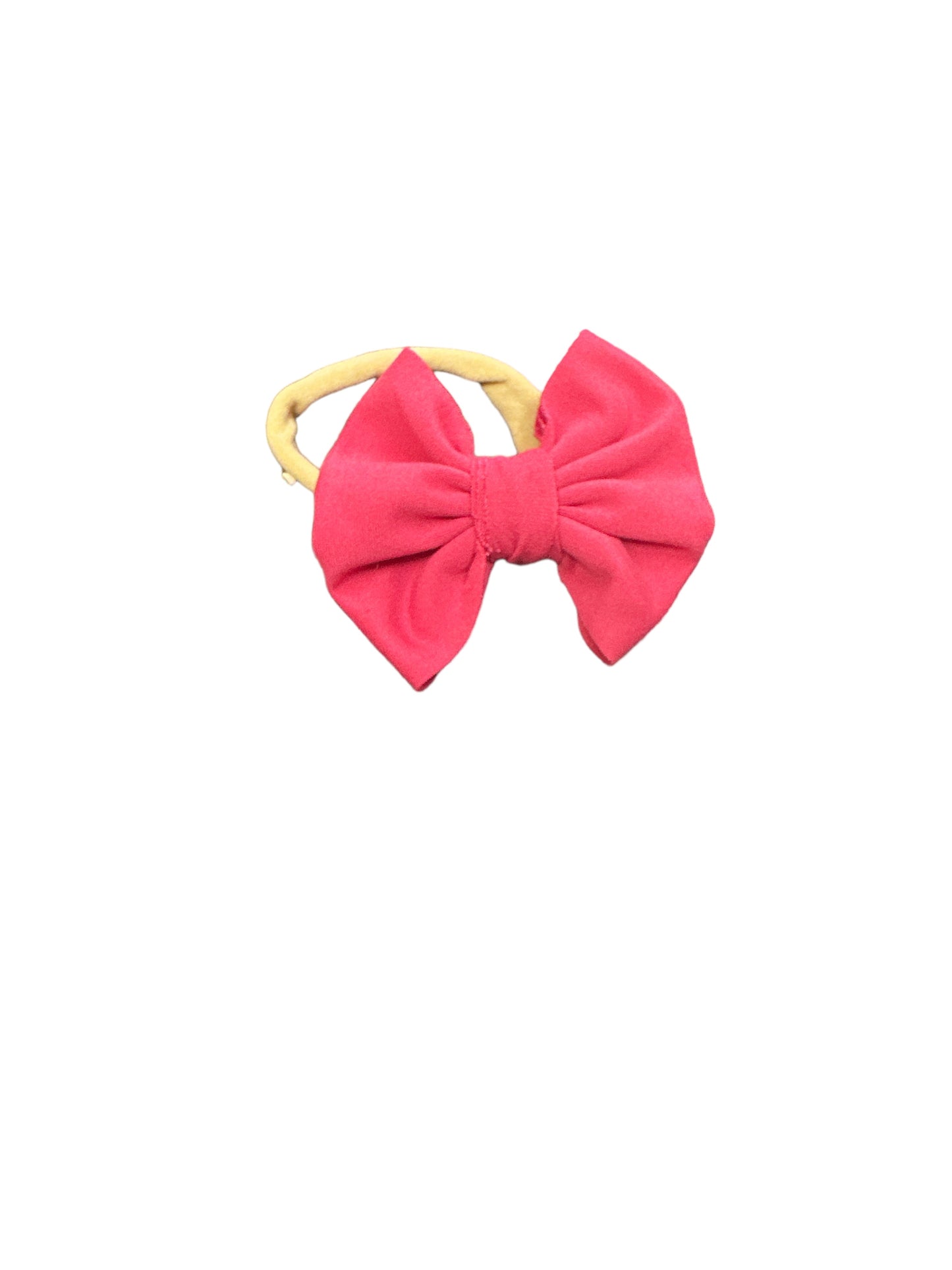 Hot Pink Nylon Bow