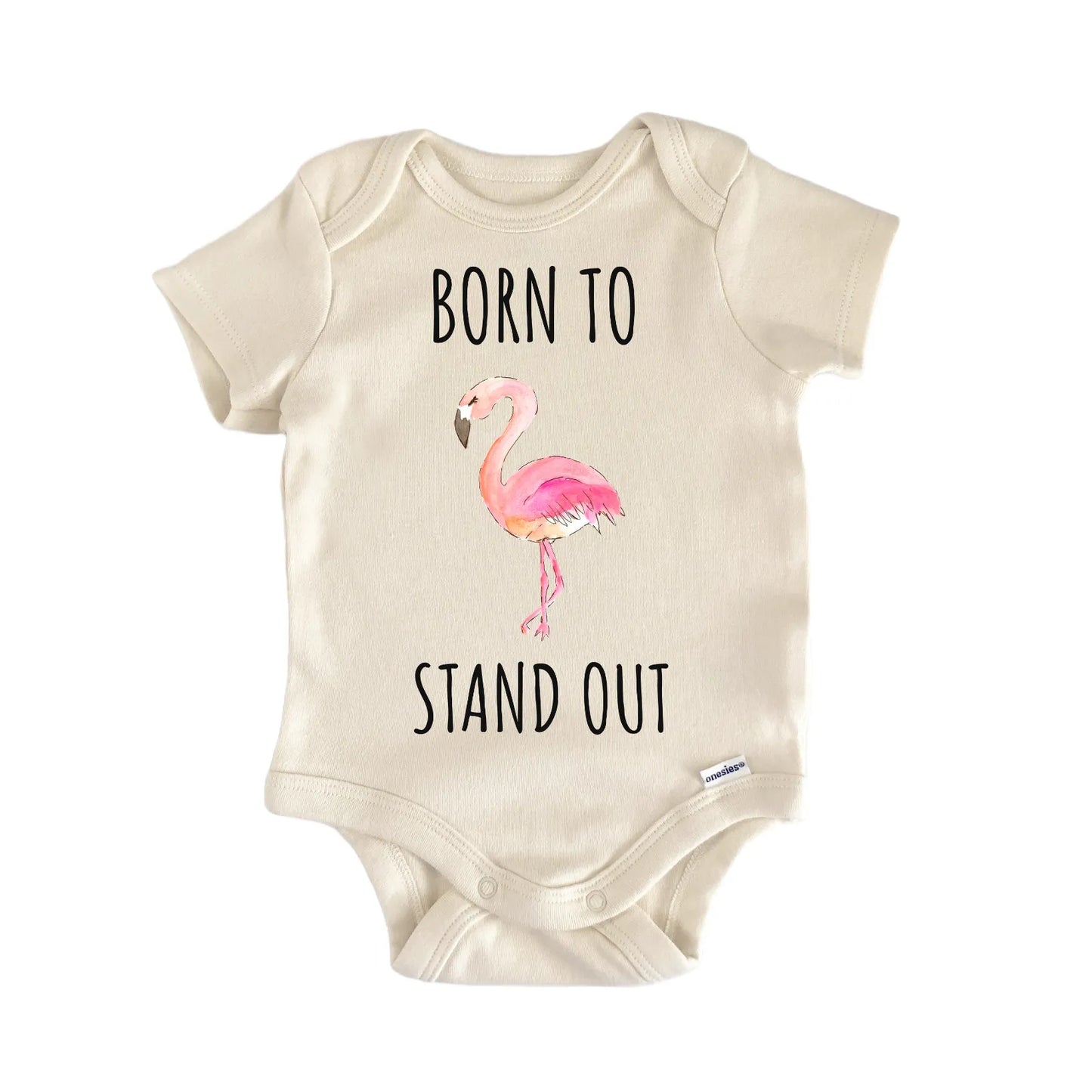 Flamingo Florida Bird Exotic Baby Gift Baby Bodysuit