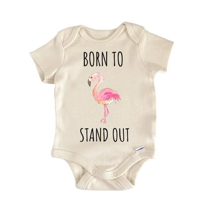 Flamingo Florida Bird Exotic Baby Gift Baby Bodysuit