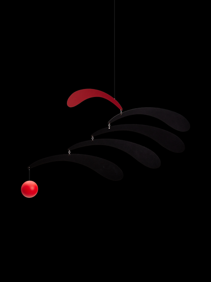 Flowing Rhythm | Red & Black.