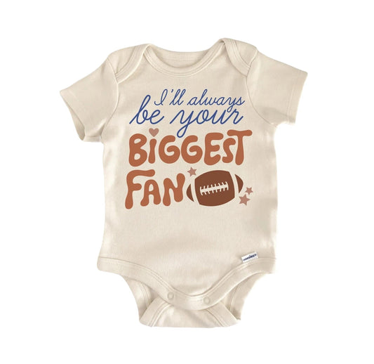 Football Biggest Fan Newborn Baby Onesie® Onesie®