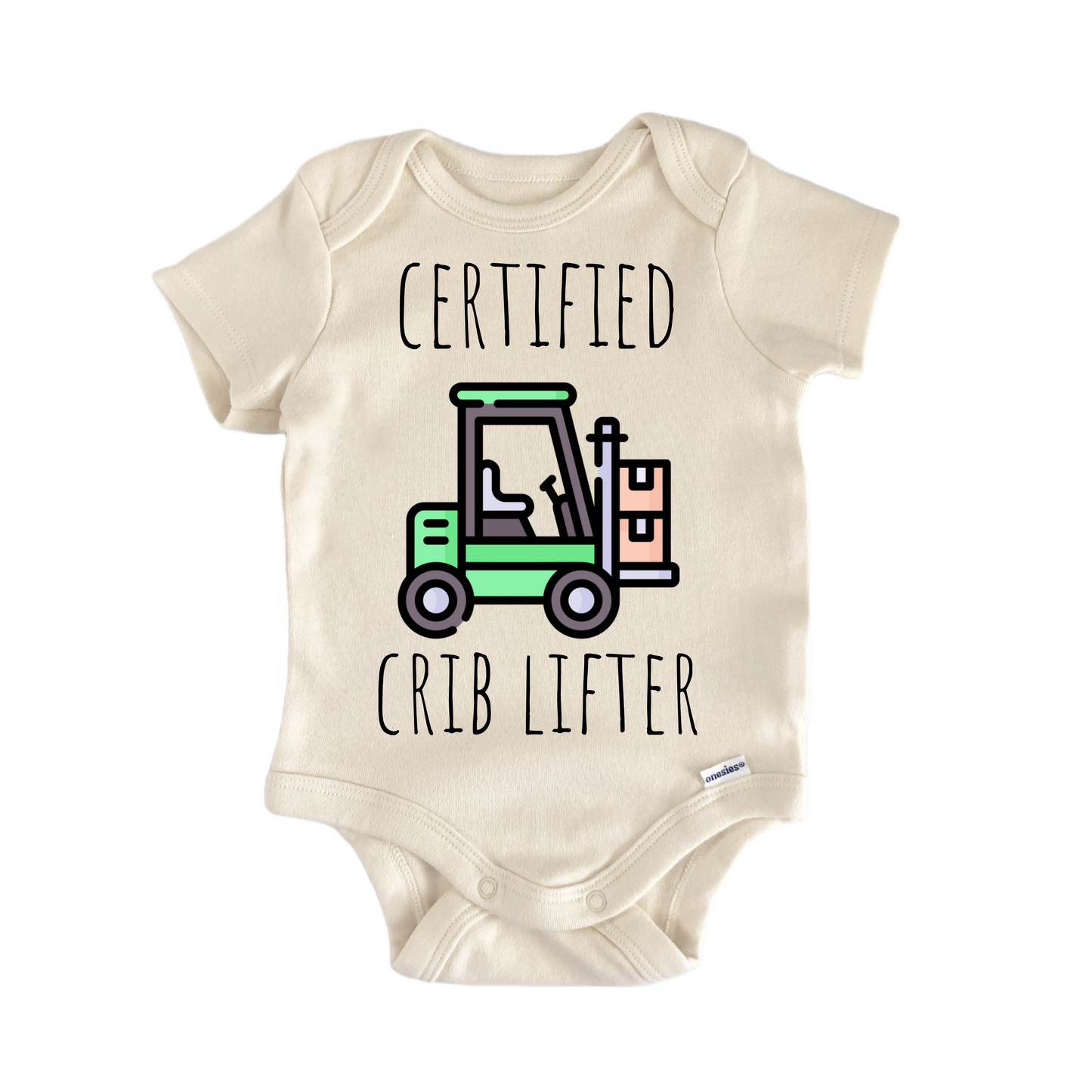 Forklift Warehouse Supply Newborn Baby Onesie® Bodysuit