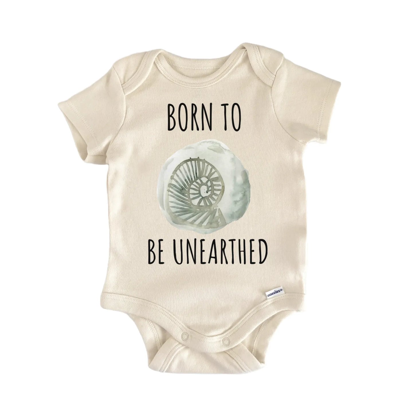 Fossil Hunter Dinosaur Prehistoric Baby Gift Baby Bodysuit