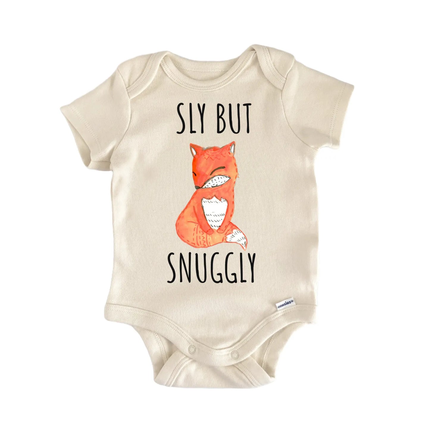 Fox Animal Sly Snuggle Baby Gift Baby Bodysuit