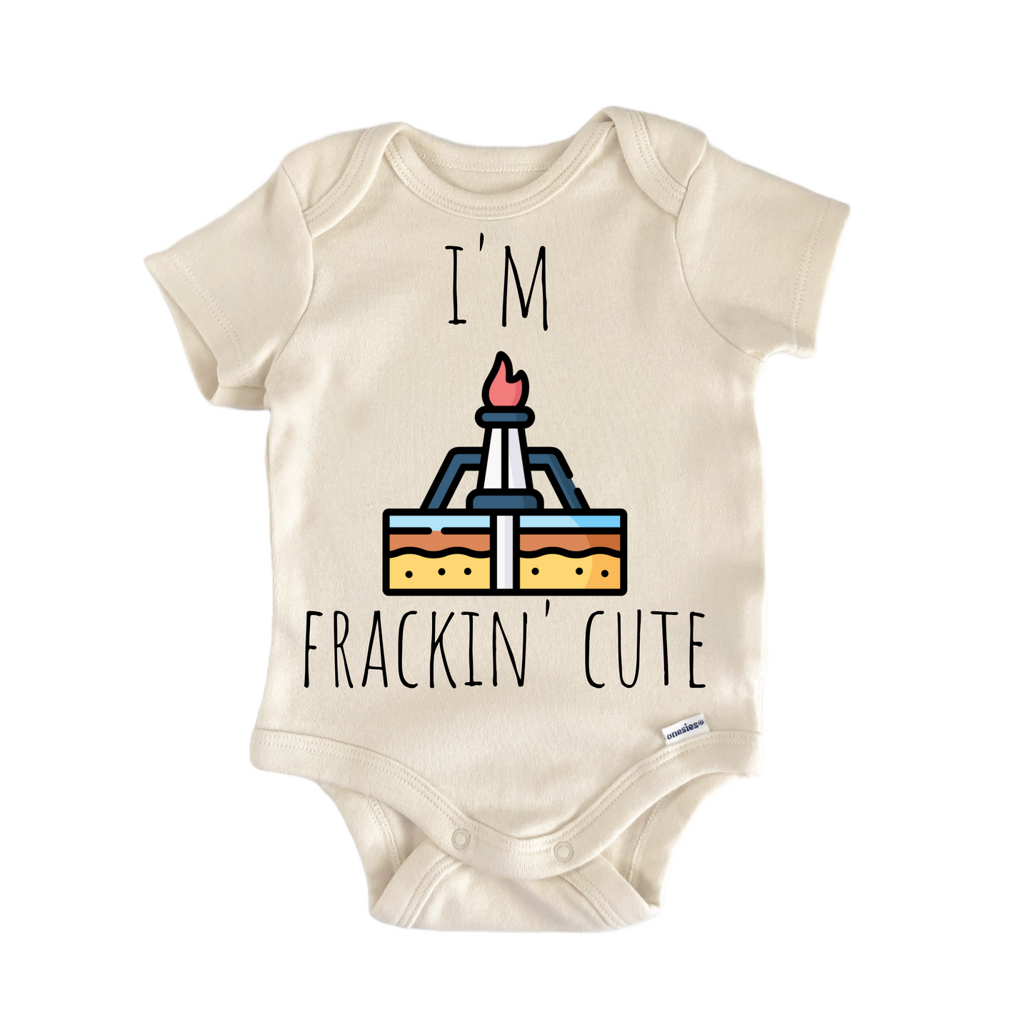 Fracking Frack Gas Newborn Baby Onesie® Bodysuit