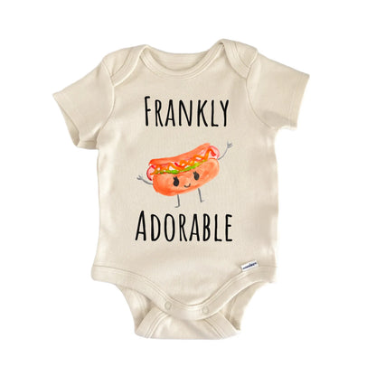 Frankfurter Hot Dog BBQ Grillmaster Newborn Gift Baby Bodysuit