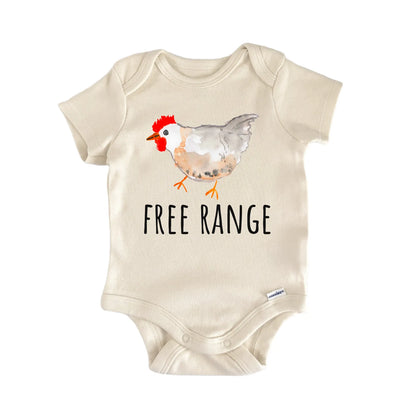 Free Range Chicken Farm Baby Gift Baby Bodysuit